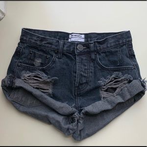 One Teaspoon Denim Shorts